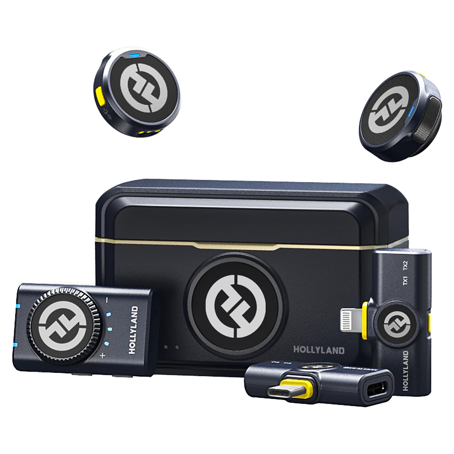 مايك لاسلكي احترافي من هولي لاند لارك M2 - النسخة الكومبو أورجينال - الصورة 2